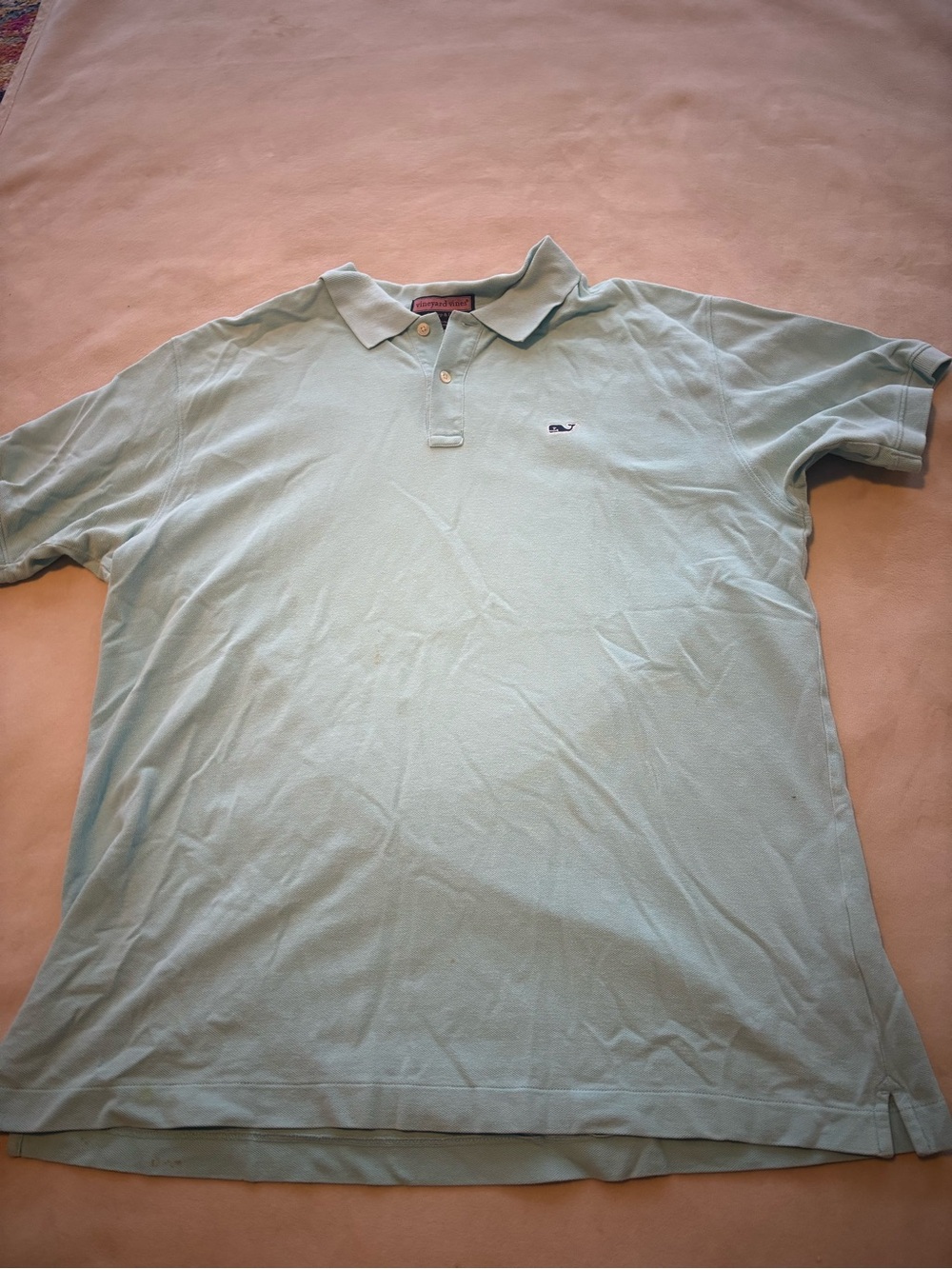 Vineyard Vines Pale Blue Men's Polo